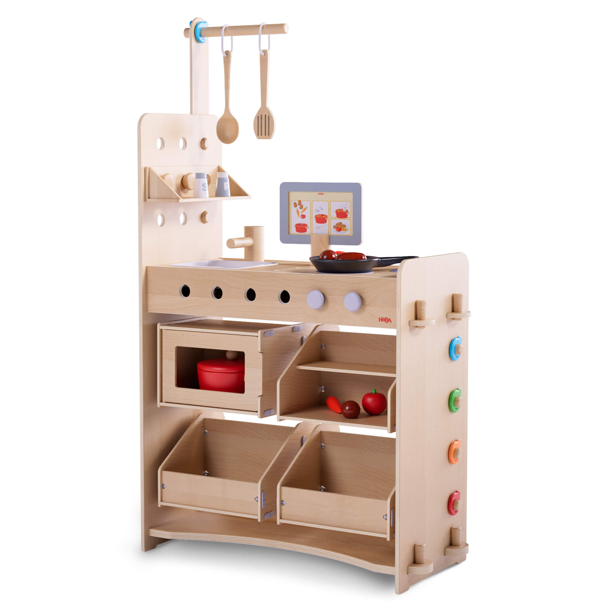 Creative Play 3 in 1 - Play Kitchen, Store & Workshop