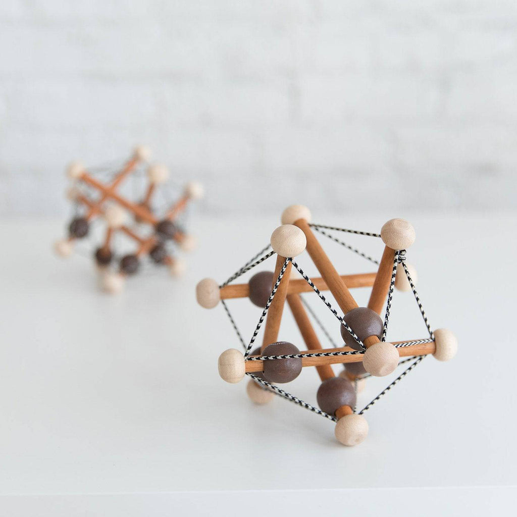 Wooden Baby Rattle & Teething Toy