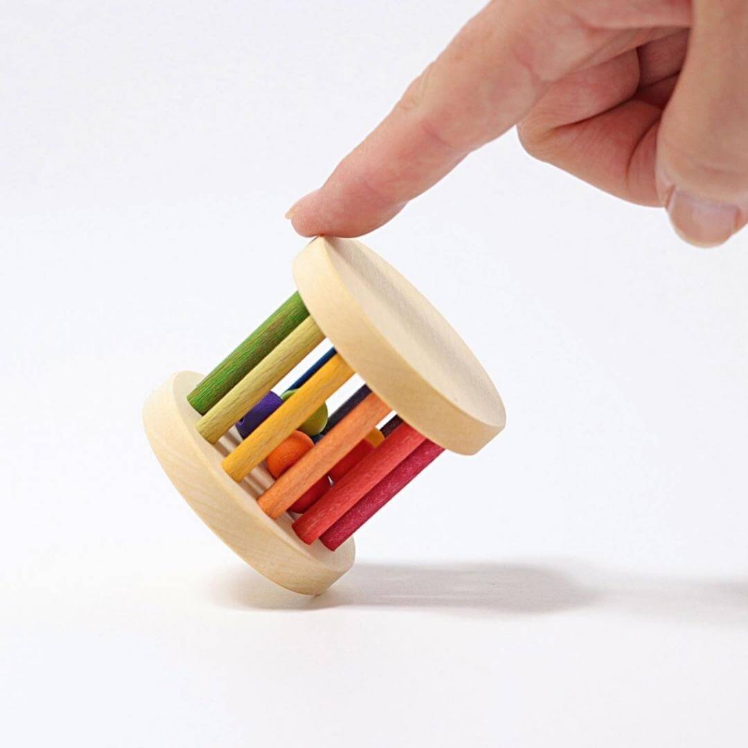 Mini Rolling Wheel Rattle