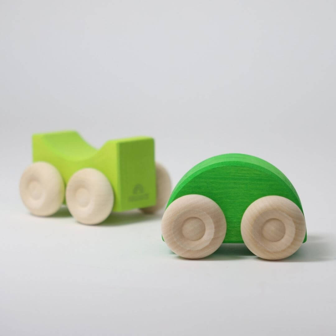 Wooden Stacking Cars