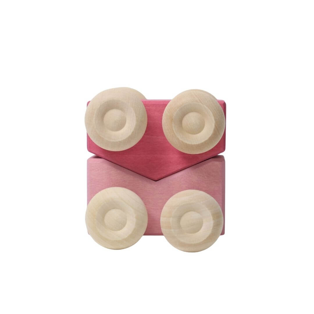 Wooden Stacking Cars