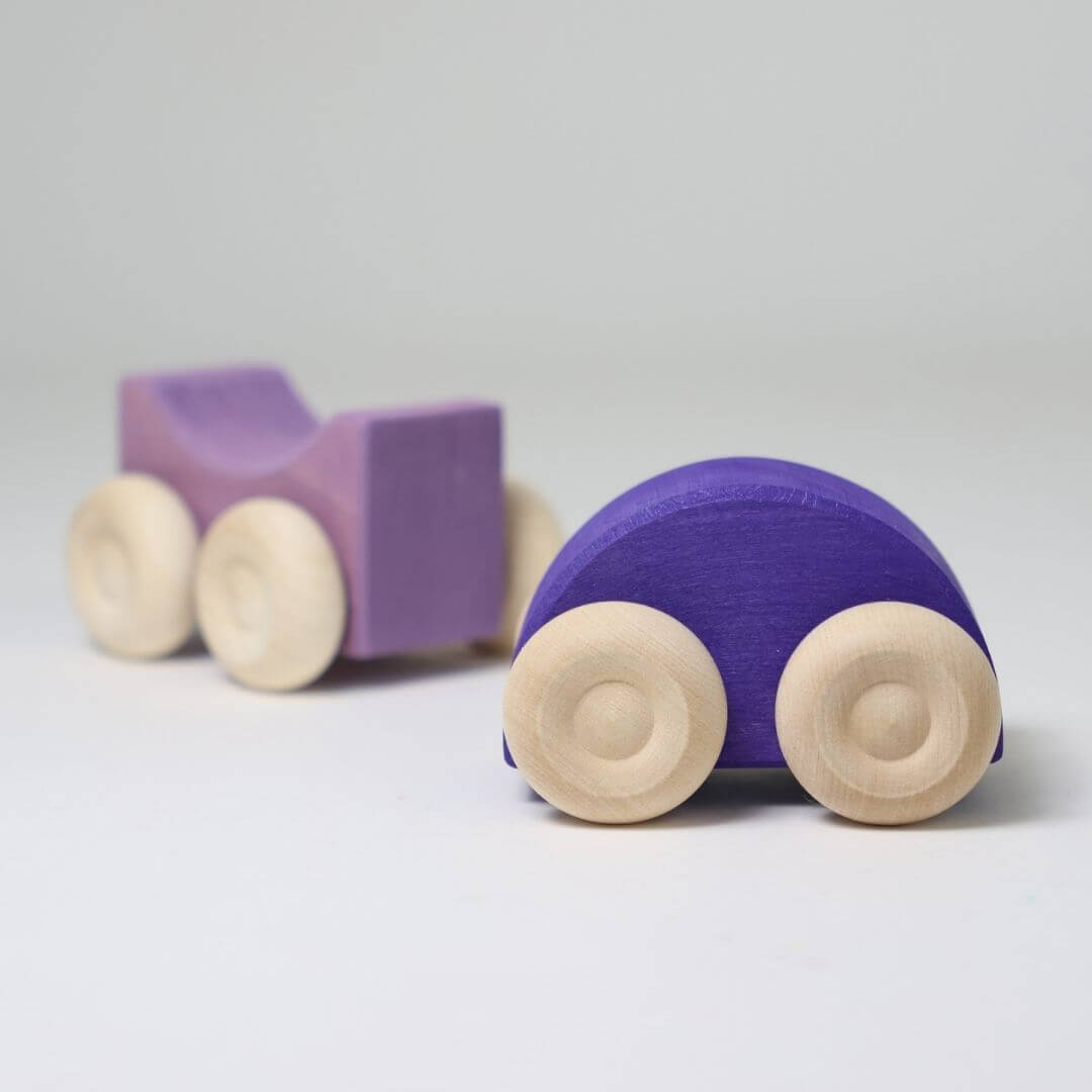 Wooden Stacking Cars