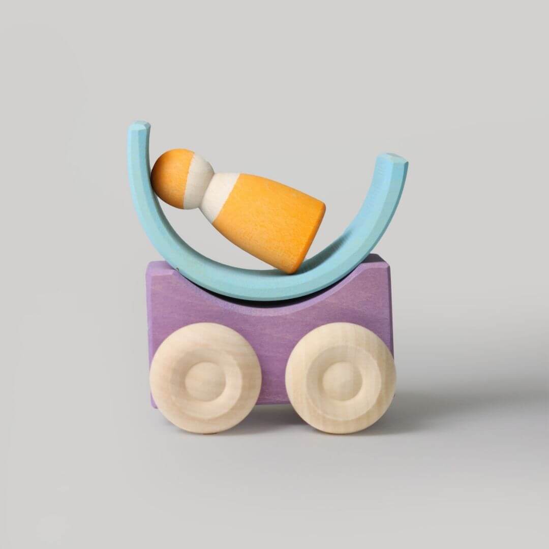 Wooden Stacking Cars