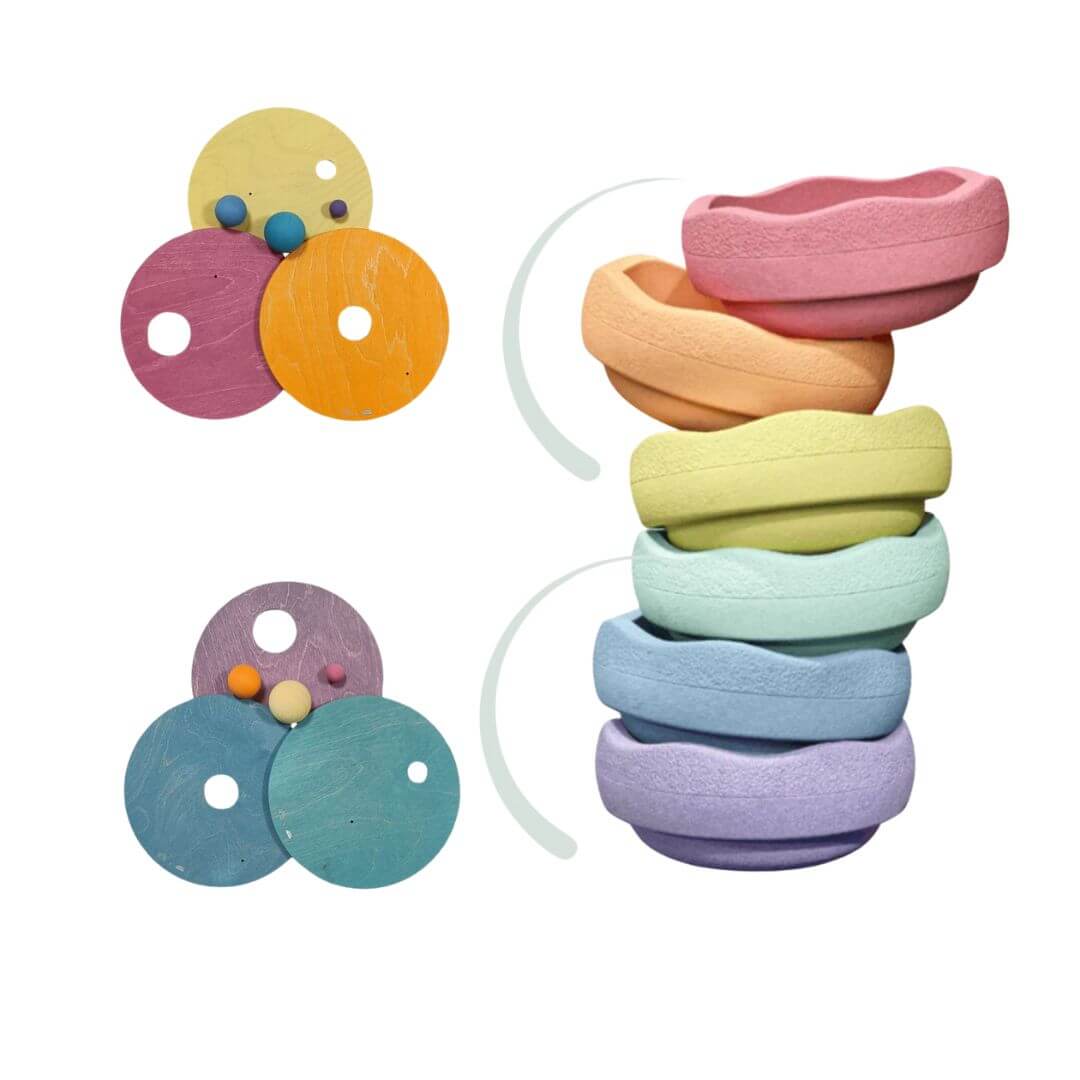 Rolling Discs - Pastel