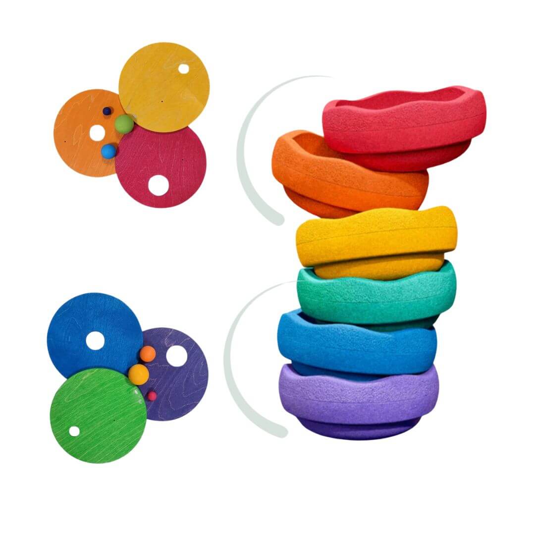 Rolling Discs - Rainbow