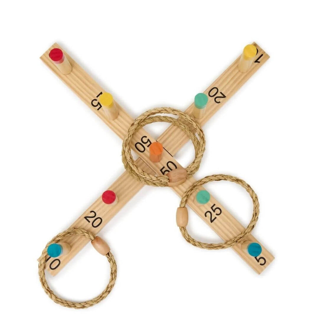 Wooden Ring Toss Game