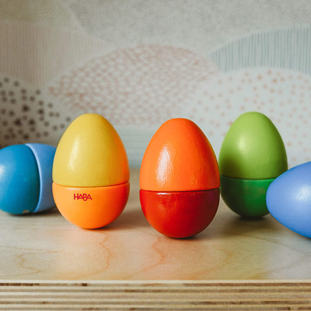 Fun with Sounds Wooden Eggs
