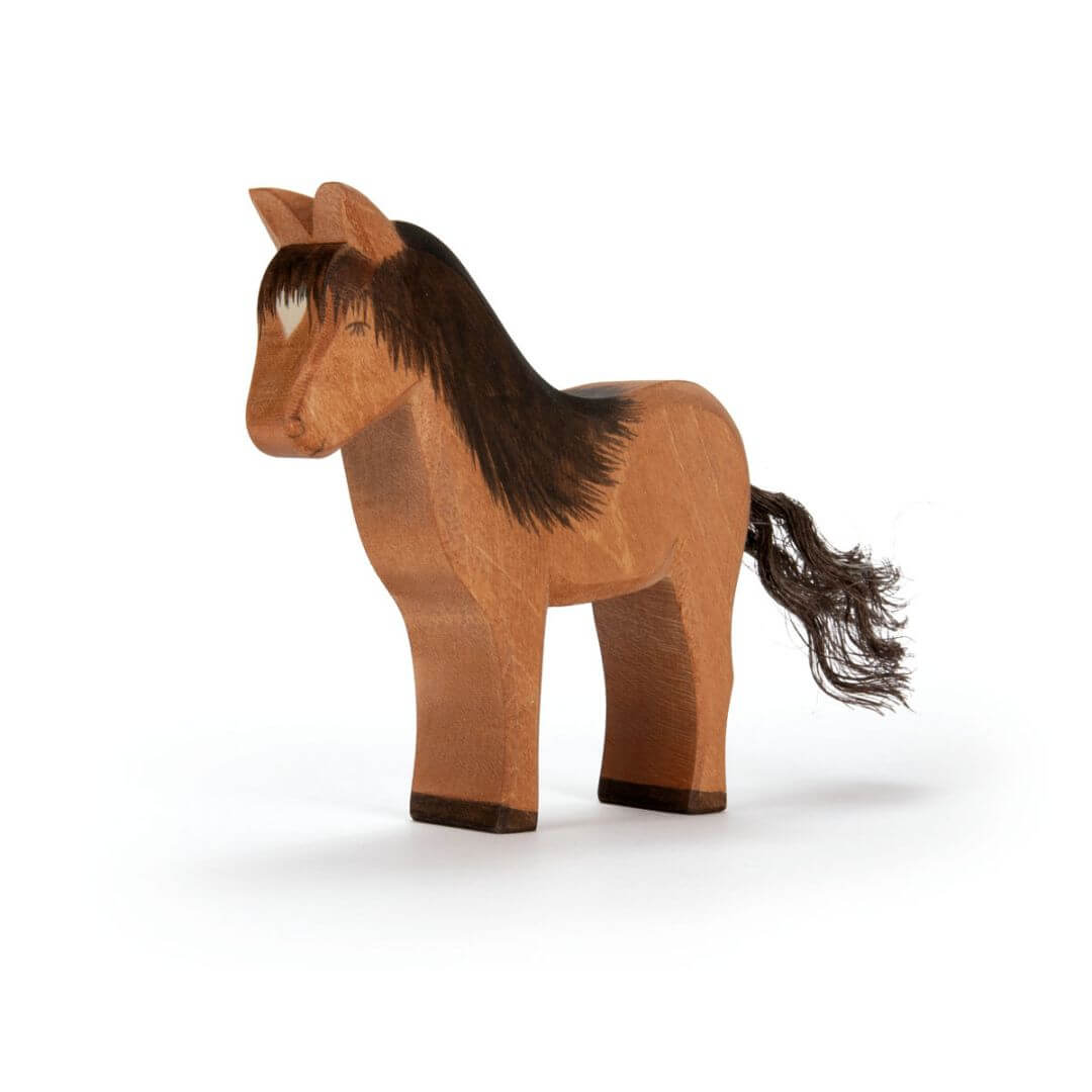 Icelandic Horse Wooden Figure