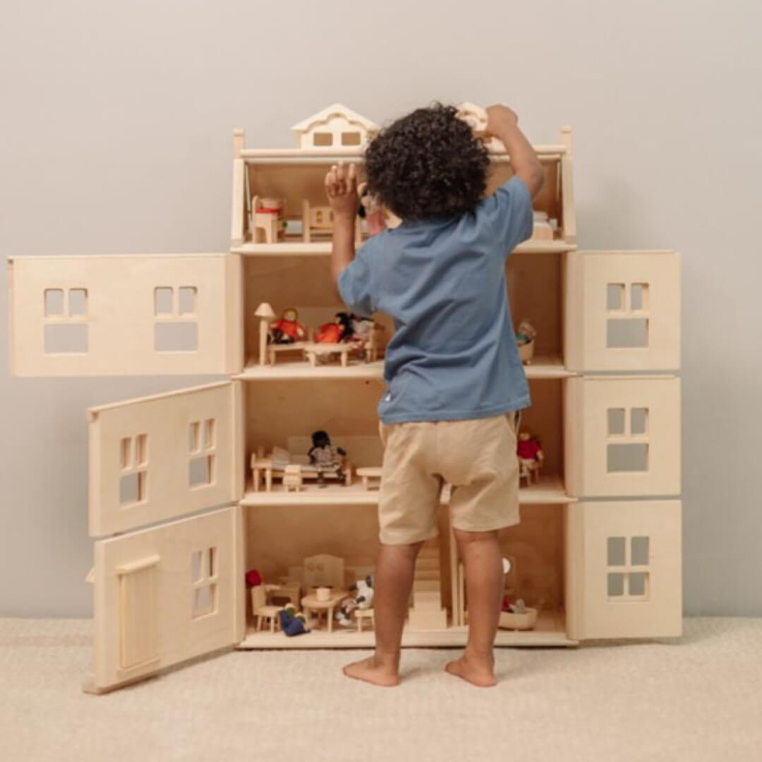 Grand Victorian Wooden Dollhouse