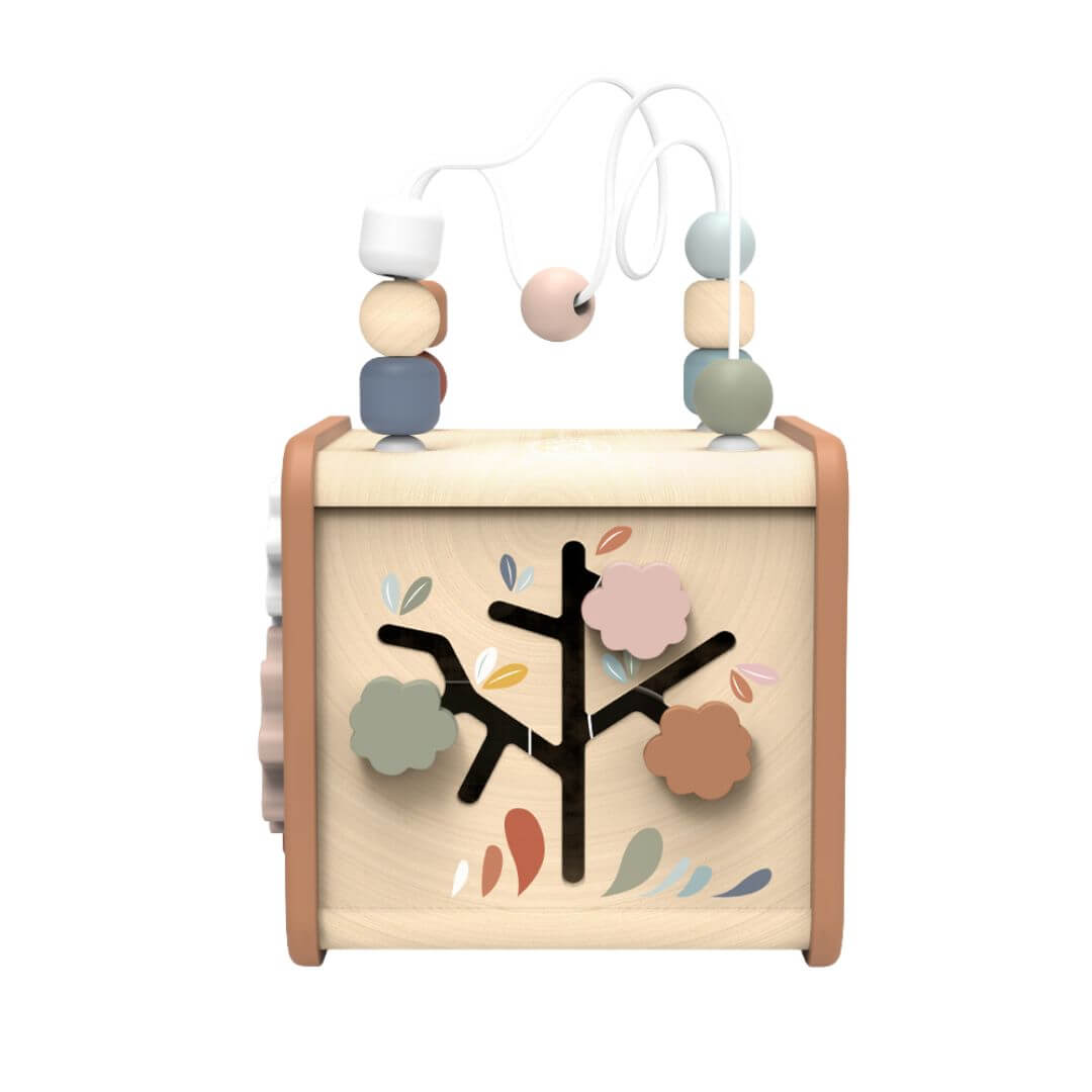 Wooden 5-in-1 Activity Cube