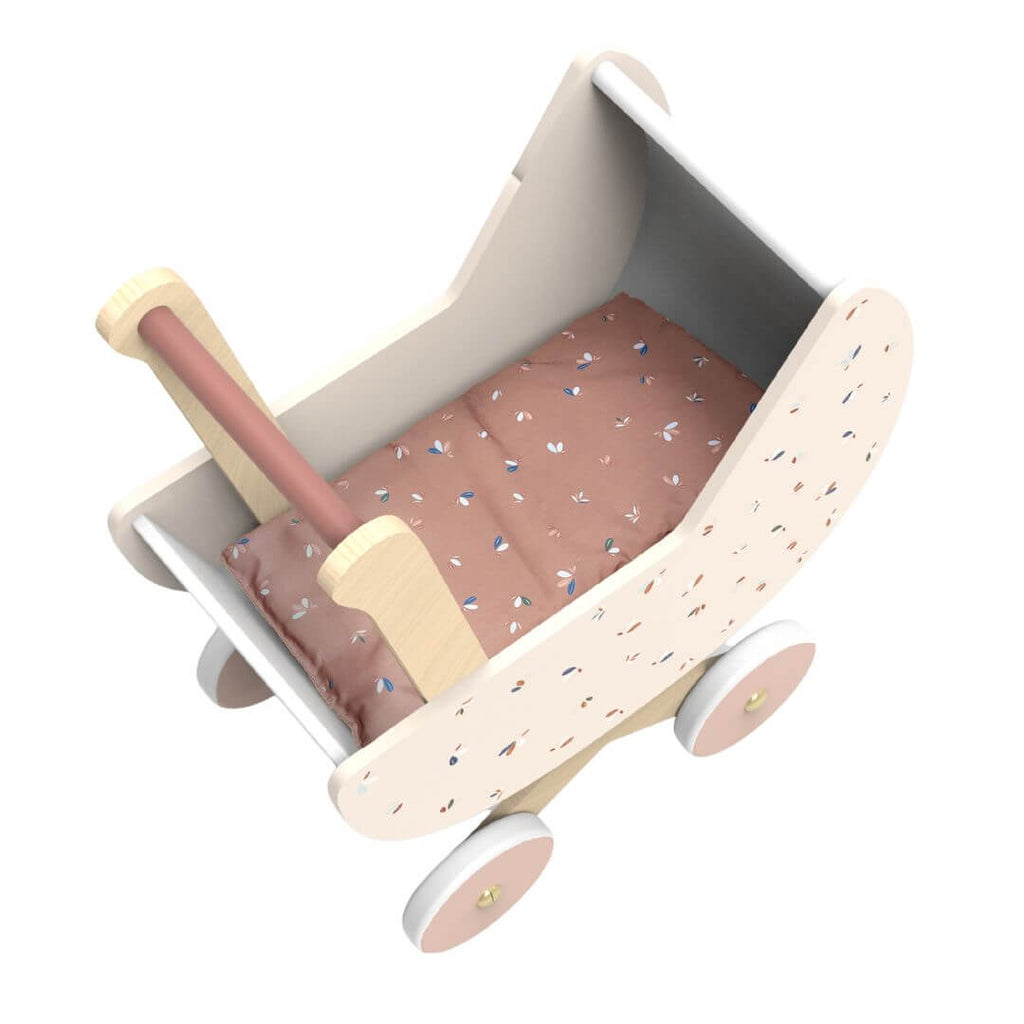 Wooden Doll Stroller