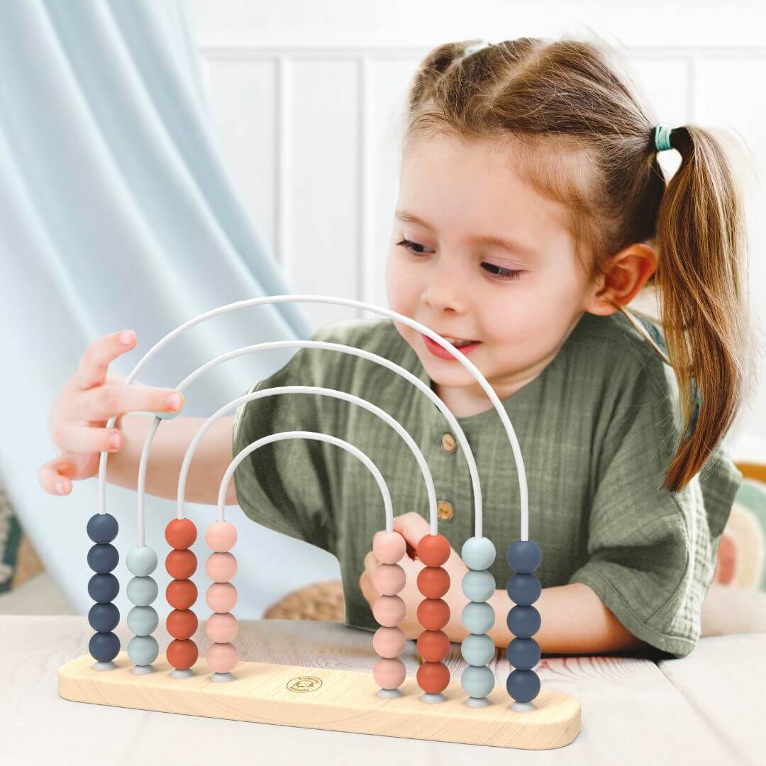 Wooden Rainbow Abacus