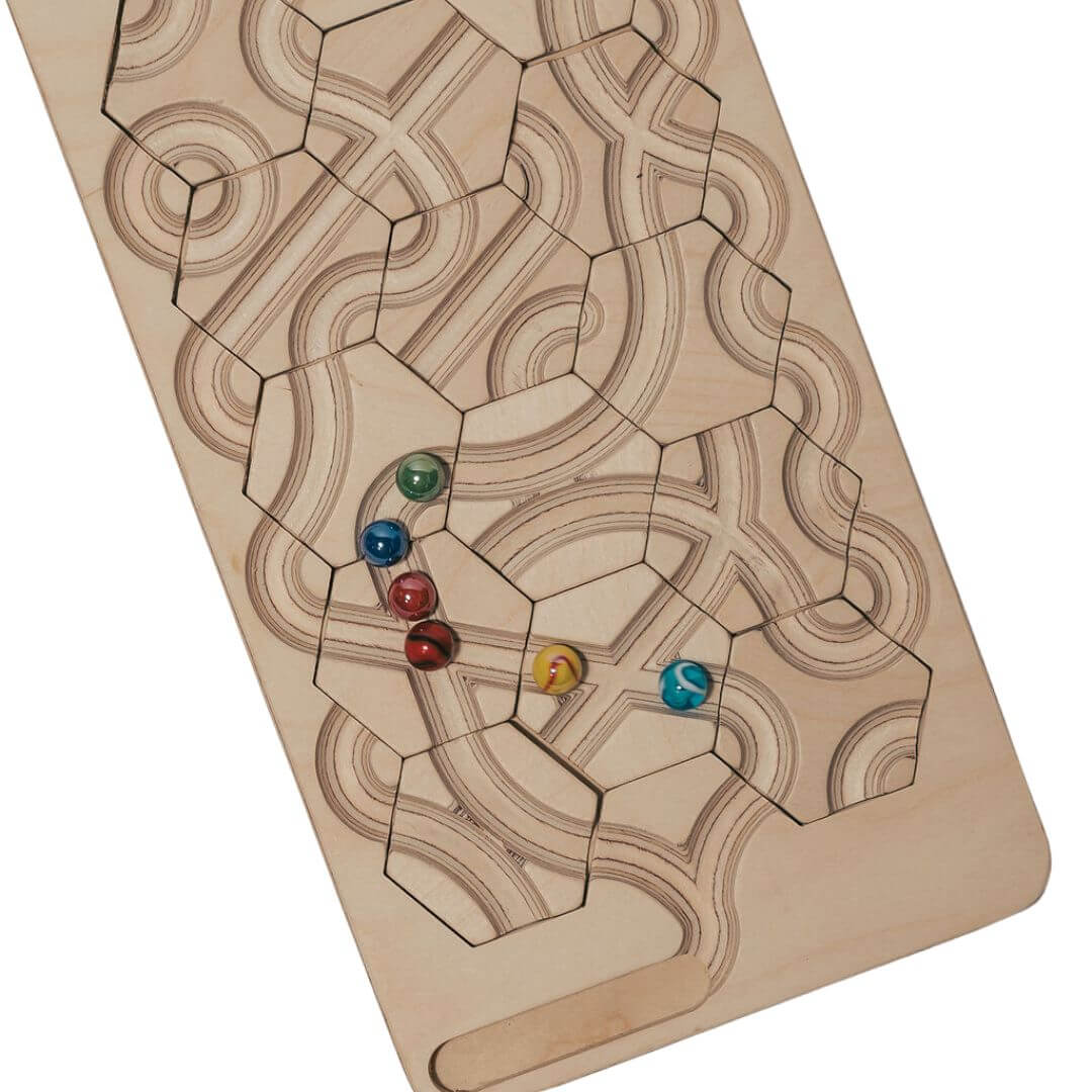 Oort Cloud Marble Run Puzzle Game