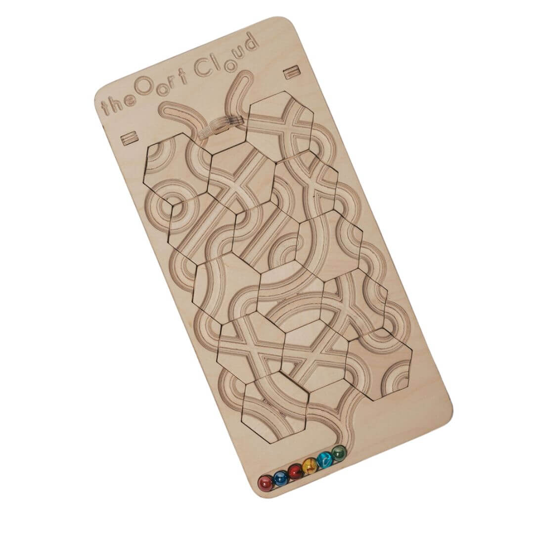 Oort Cloud Marble Run Puzzle Game